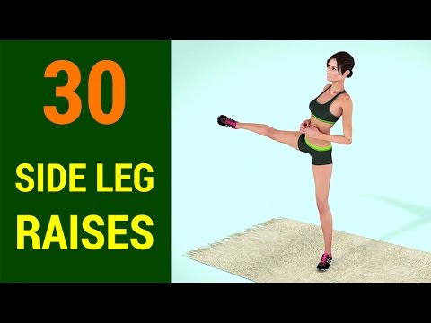 30 Side Leg Raises Challenge [Legs, Hips and Glutes] 