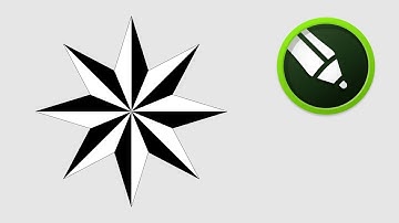 Octagram Star Design in Coreldraw