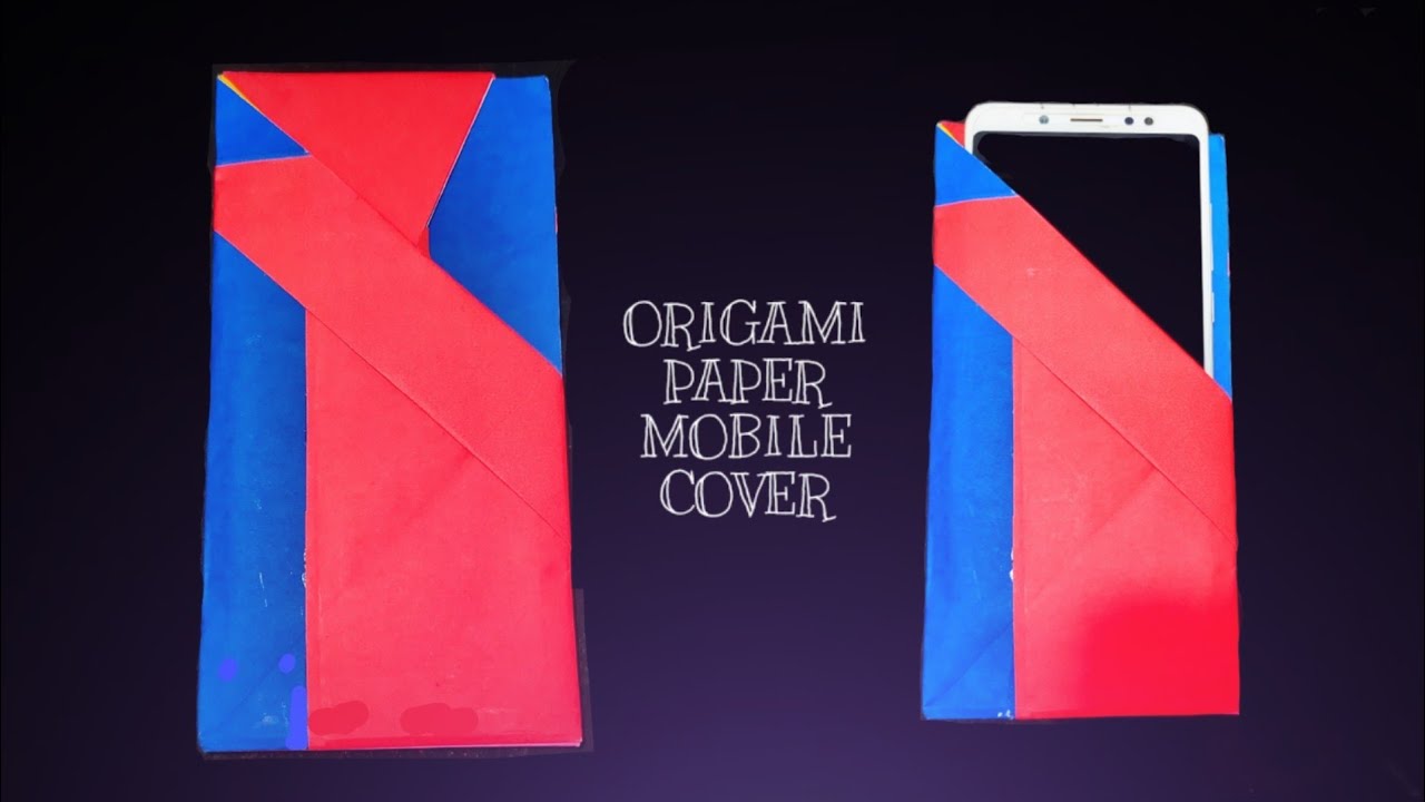 ORIGAMI How To Make Paper Mobile Cover Without Glue