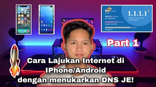 Cara LAJUKAN INTERNET dengan menukarkan DNS di phone anda🚀 Untuk IPhone dan Android! Part 1 screenshot 3