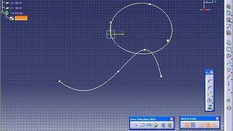 31 Spline Sketch || CATIA V5 Tutorial