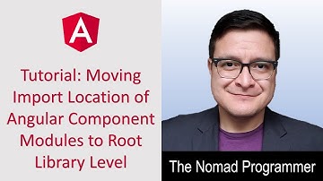 Moving Import Location of Angular Component Modules to Root Library Level: Business Case