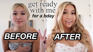 GRWM for my friends 18th birthday | VLOG