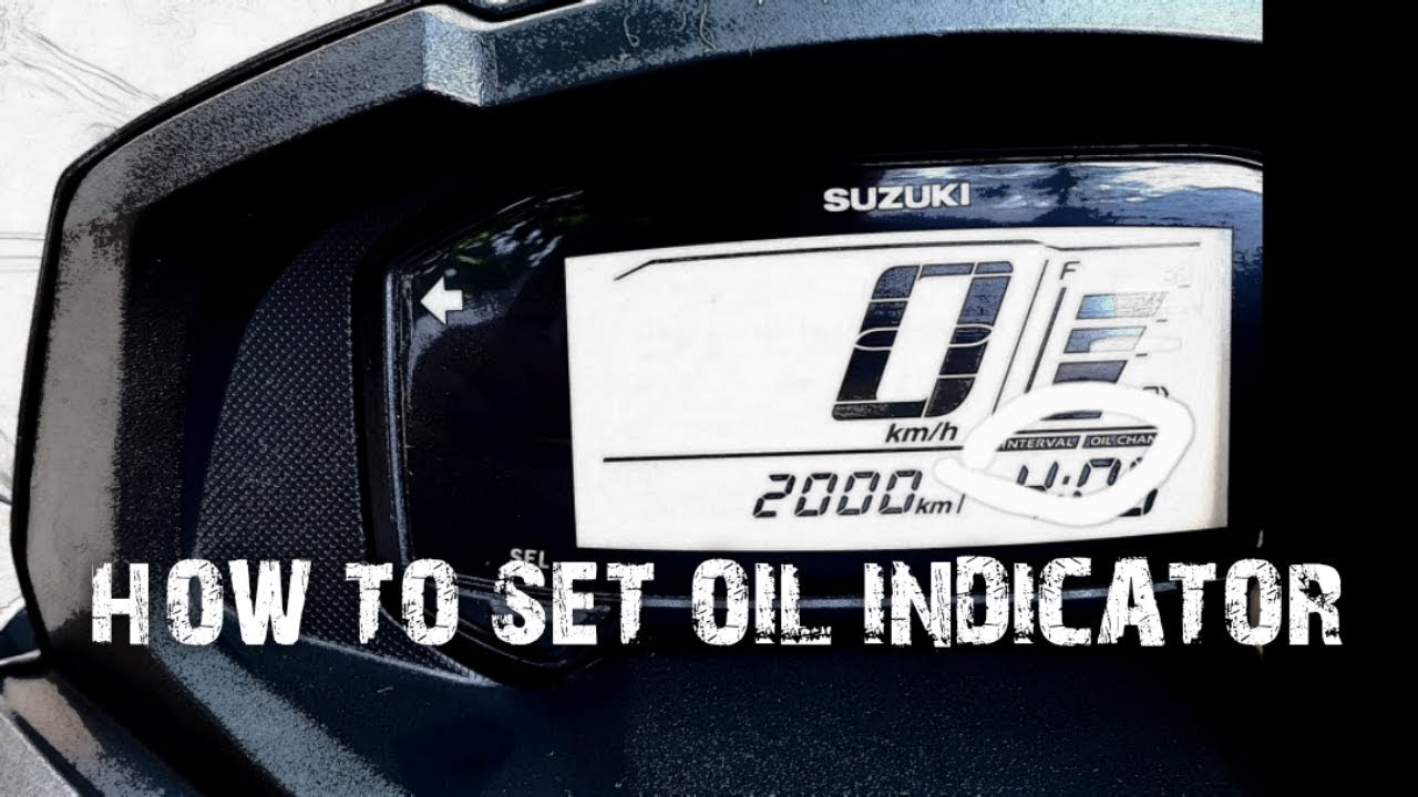 How To Set Oil Indicator || Suzuki Burgman Street 125. - Youtube