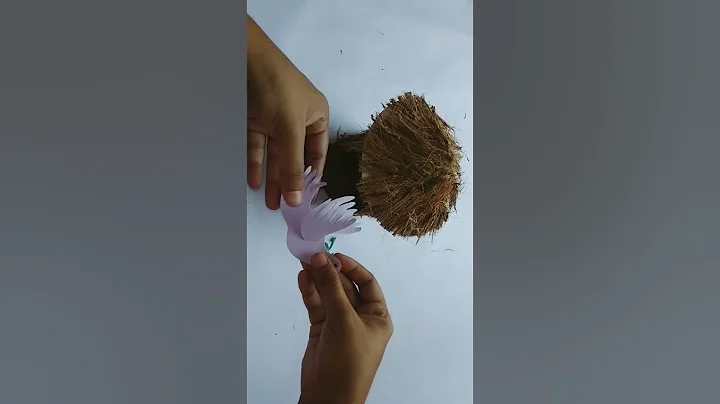Out of waste coconut husk beautiful bird house craft idea#viral#youtubeshorts#shortsvideo#craft#diy