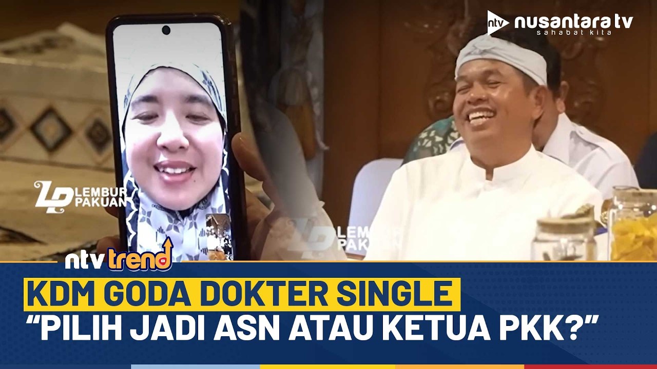 Kelakar Dedi Mulyadi Goda Dokter Single: Pilih Jadi ASN Atau Ketua PKK? | NTV