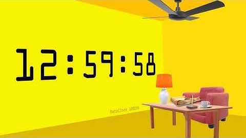 Free Digital Clock for PowerPoint - MatsClock 120034