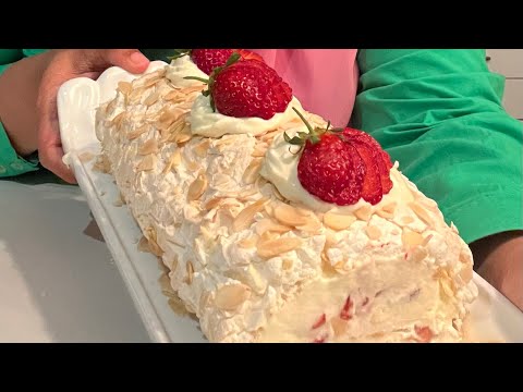 Meringue Swissroll or Pavlova, whatever you call it, it’s addictive #fehmz