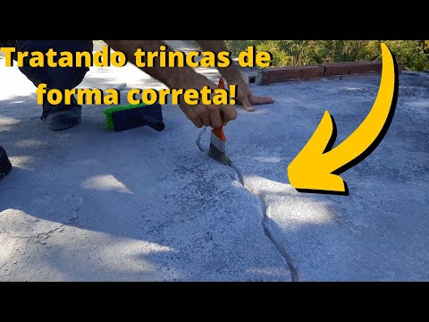 Vídeo: O que posso usar para preencher rachaduras no chão da garagem?