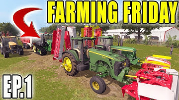 FIRST DAY OF FARMING THE DEDICATED SERVER | MULTIPLAYER | FARMING SIMULATOR 2017