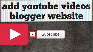 How to Embed YouTube video in Blogger to Autoplay the video | Embed autopay