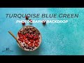Turquoise blue green photography backdrop  bessie bakes backdrops