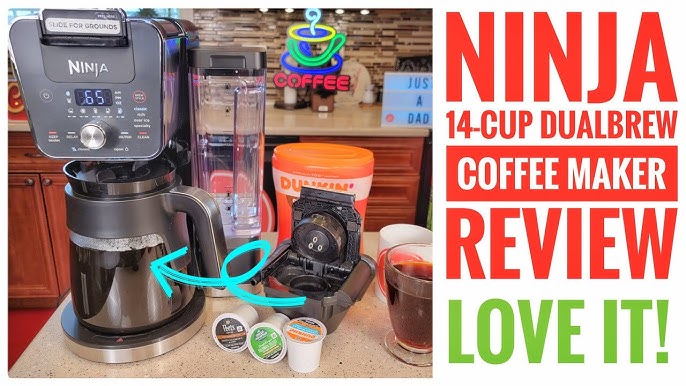 Ninja CFP201 DualBrew System 12-Cup Coffee Maker, Single-Serve for