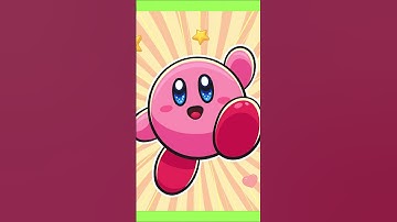 How to Draw KIRBY step by step Cute Pink Nintendo Hero Drawing Tutorial Simple Easy Guide Tips