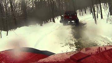 Motocove, Gore VA, Can Am Commander in the snow.  Awesome time!