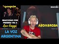 CANTANTE ESPAÑOL REACCIONA A Chandelier Luz Gaggi La voz Argentina