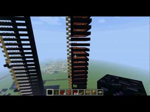 The Hyper Tube: one of minecrafts most powerful  human cannons!