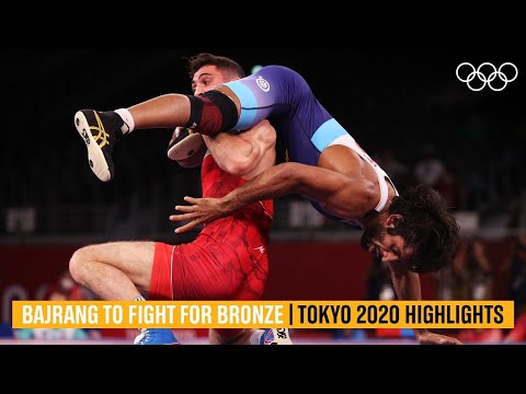 Download Bajrang loses semi-final, to fight for bronze | #Tokyo2020 Highlights