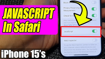 iPhone 15/15 Pro Max: How to Enable/Disable JAVASCRIPT In Safari