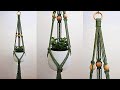 Diy portamacetas de macrame paso a paso principiantesdiy macrame plant hanger for beginners