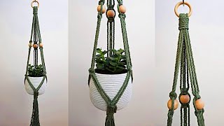 🌻DIY PORTAMACETAS de MACRAME paso a paso (PRINCIPIANTES)/DIY Macrame Plant Hanger for Beginners