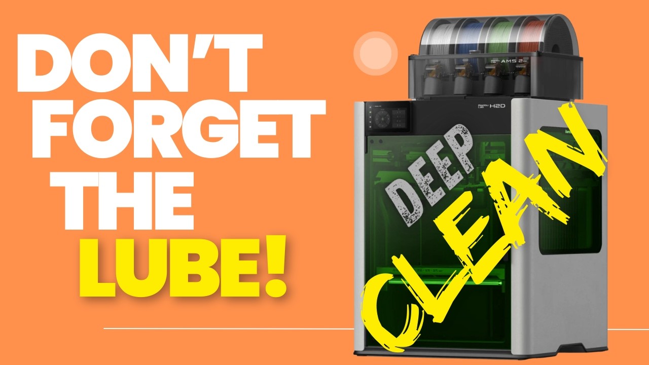 Bambu Lab H2D Cleaning Guide - Don't Skip This! - YouTube