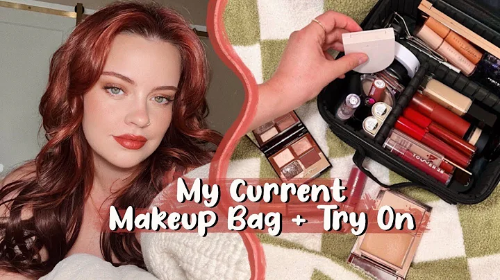 My Current MAKEUP BAG + Try On (all my favourites)...