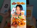 Let’s eat Burger King in __ bites🍔👑#burgerking #mukbang
