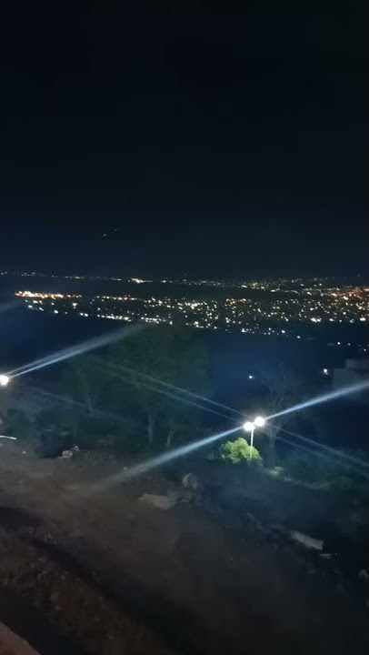 INDAHNYA KOTA PALU DI MALAM HARI, Dilihat dari Villa Bukit Doda