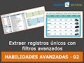 Video 1-2 extraer registros unicos con filtros avanzados