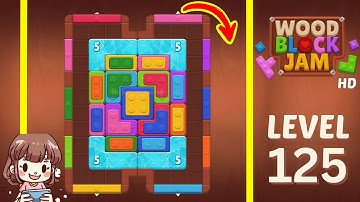 Wood Block Jam Level 125 Solution Walkthrough