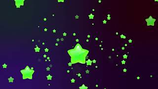 Neon Green Stars Particles Background (Free) | Relaxation | Screensaver | VJ Loop
