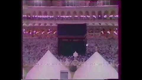 تلاوة من تراويح الحرم المكي من الدخان إلى محمد -  الشيخ علي جابر 25-9-1406هـ
