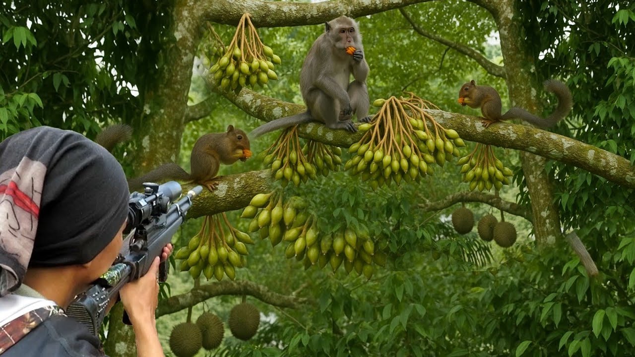 BERBURU HAMA NAKAL YANG HABISKAN BUNGA DURIAN..