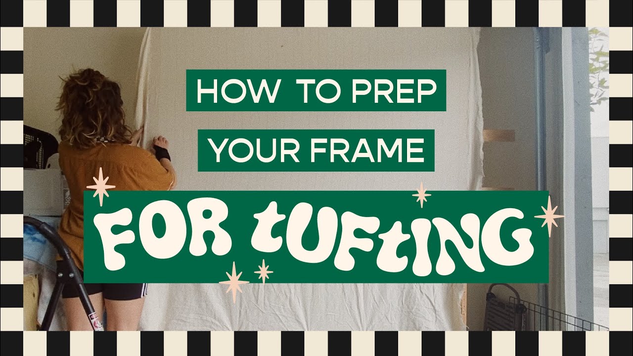 How to build a Tufting Frame - Tutorial – Tufting Goods