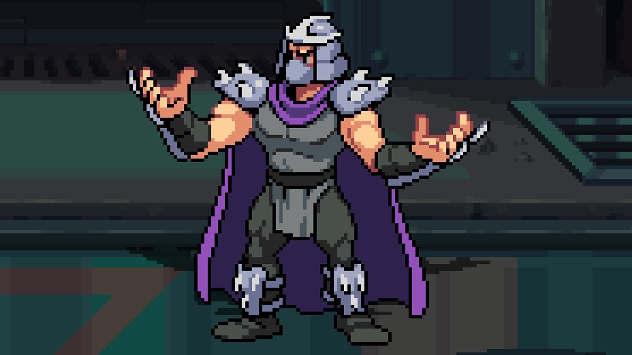 TMNT Shredder's Revenge (Coop) Shredder Boss Fight YouTube