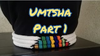 Umtsha Zulu beaded belt Part 1of3