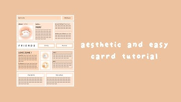 aesthetic one page carrd tutorial