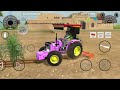 Modified Mahindra Arjun Tractor farming rotavator
