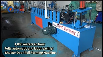 🎥 Shutter Door Roll Forming Machine | High Precision & Efficiency 🎥