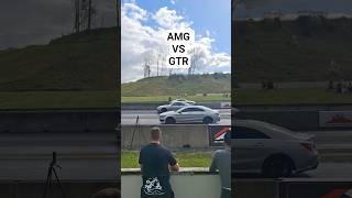 R33 GTR vs AMG (roll race)