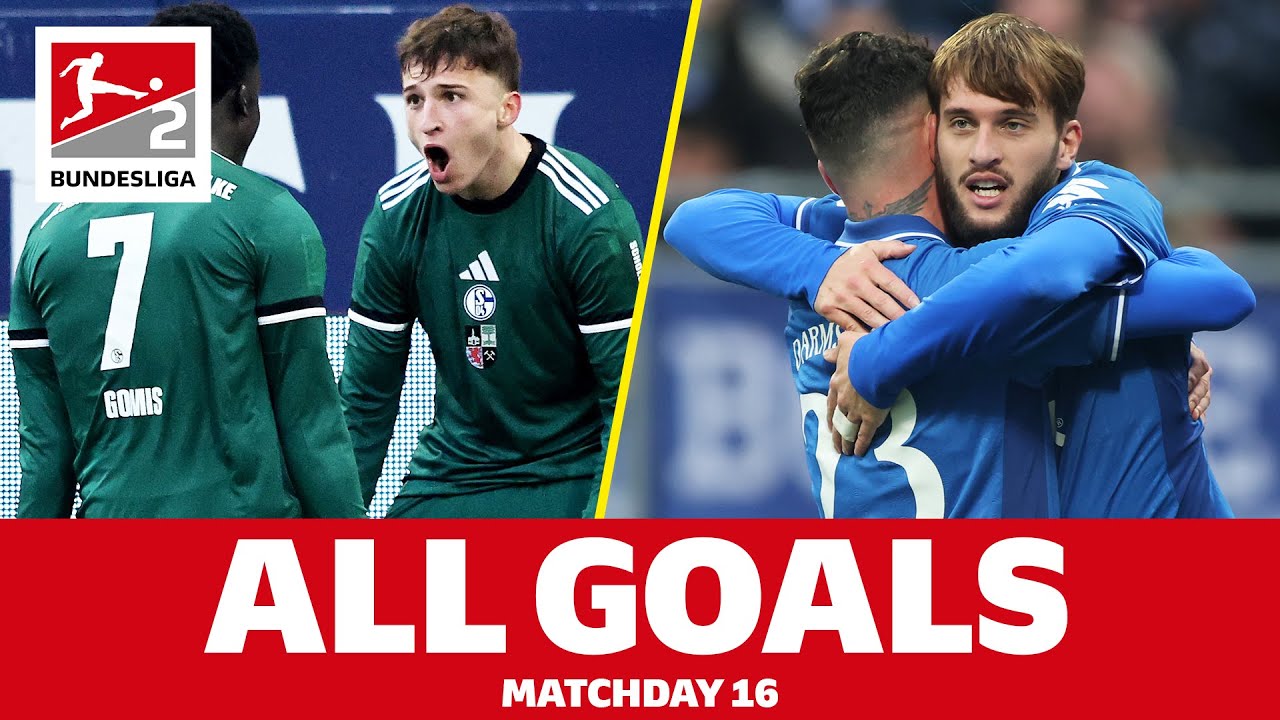 The 2. Bundesliga All Goals Show | Matchday 16