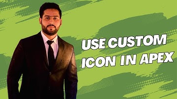 How to Used Custom icons in Oracle Apex