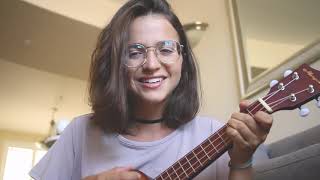 Video thumbnail of "fuck, i'm lonely - lauv ft. anne-marie | ariel ukulele cover"