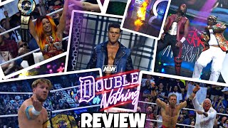 MJF Returns, Mone Is a Champion, and Jungle Boy Set On Fire!!!!!! AEW Double Or Nothing Review