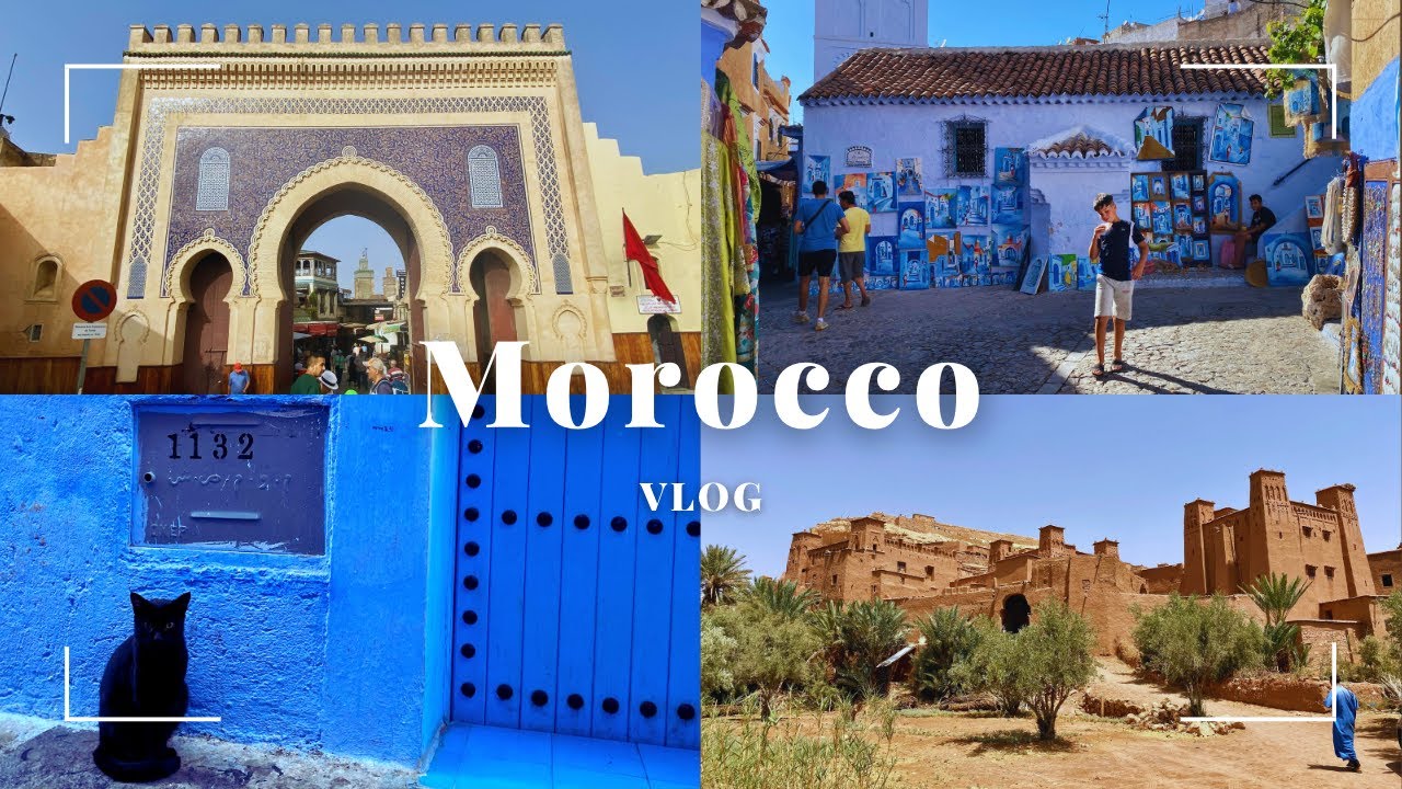 【 Morocco trip 】モロッコ旅行vlog /カサブランカ/マラケシュ/ワルザザート/フェズ/シャウエン