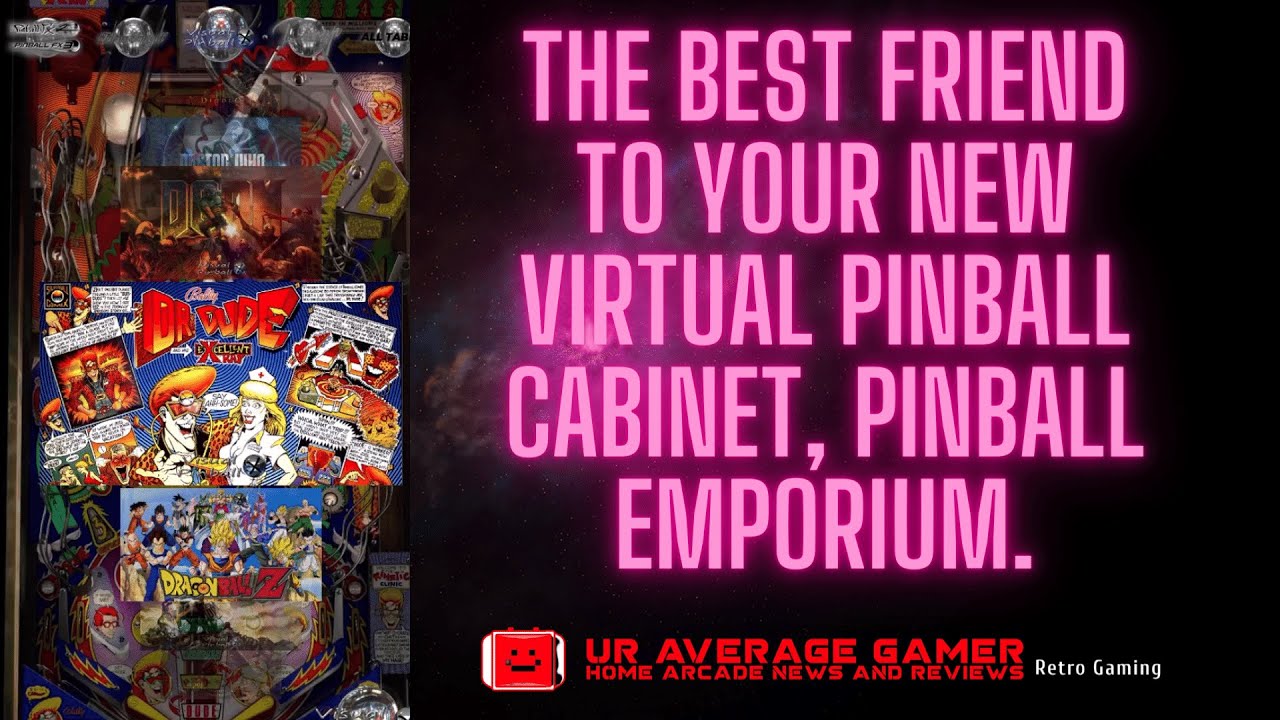 Your Atgames or Arcadeup1up Virtual Pinball cab's best friend, Pinball