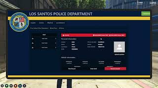 Fivem POLICE MDT EN  | Toxic Fivem 500  Free scripts