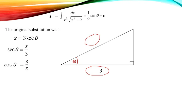 Math 288 Trig Substitution (Secant)