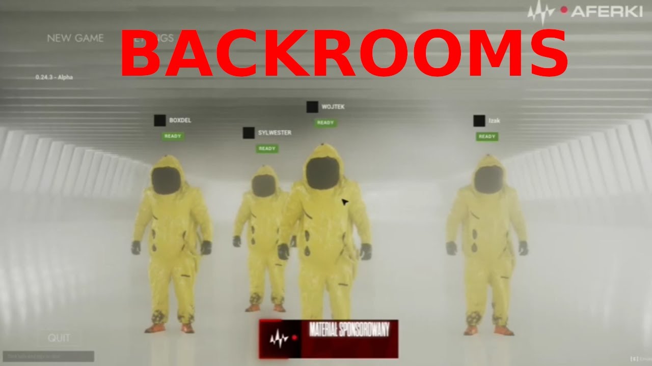 BACKROOMS | EKIPA GOATS GRA W NOWĄ GRE WOJTKA GOLI | IZAK DISUJE GOLE | ZBUGOWANA GRA |  AFERKI